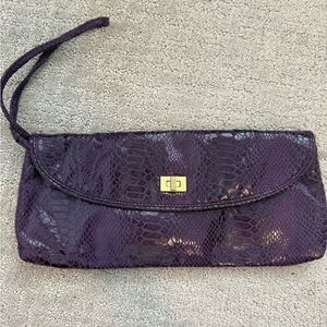 Purple Clutch Bag
